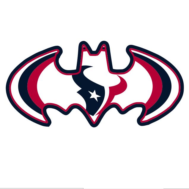 Houston Texans Batman Logo iron on transfers